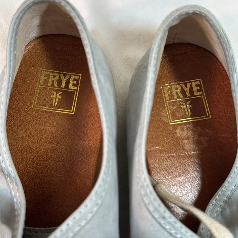 Frye blue suede sneakers. Size 9.